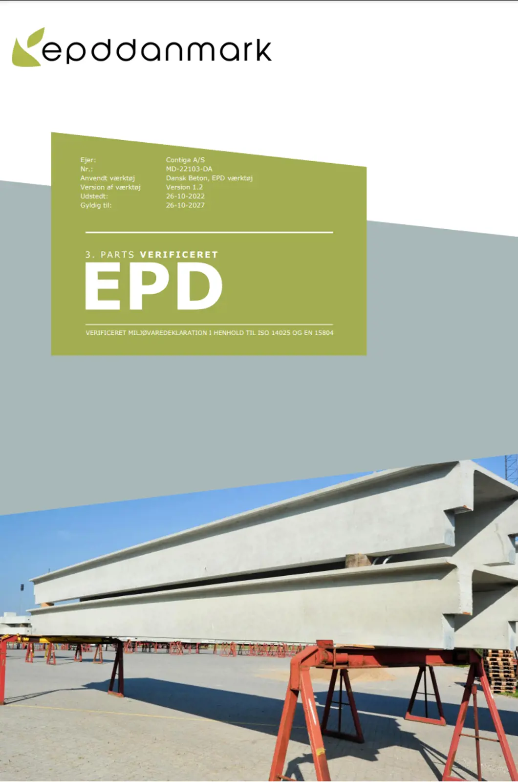 EPD'er | Heidelberg Materials Precast Denmark A/S